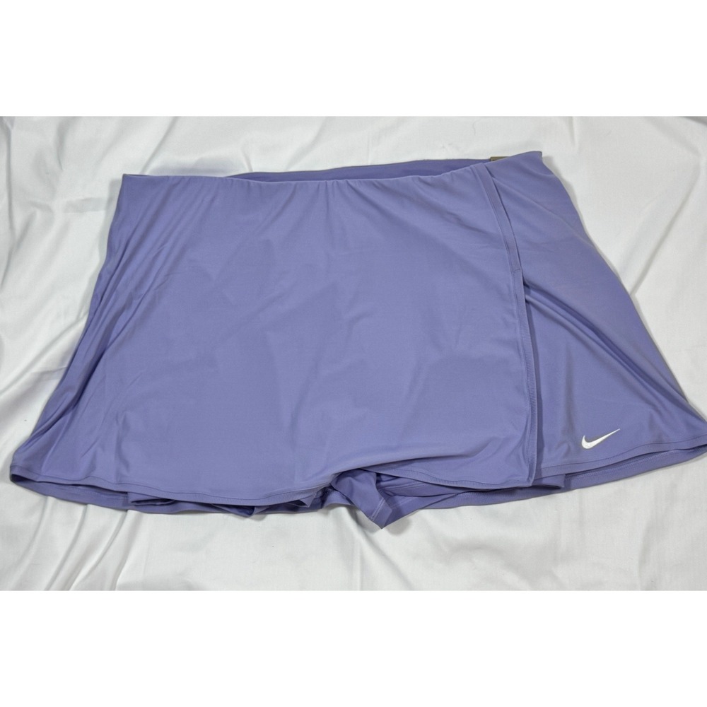 Nike Tennis Skort Womens 3X Purple NWT Dri-FIT Athletic Skirt